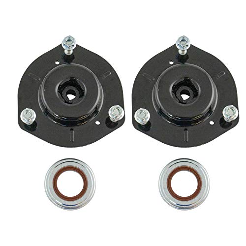 TRQ Soportes de puntal superior delantero con rodamientos, juego de 2 piezas para Toyota Avalon 2006-2012 / Toyota Camry 2007-2011 / Lexus ES350 2007-2012 / Toyota Highlander 2008-2013 / Toyota Venza 2009-2015
