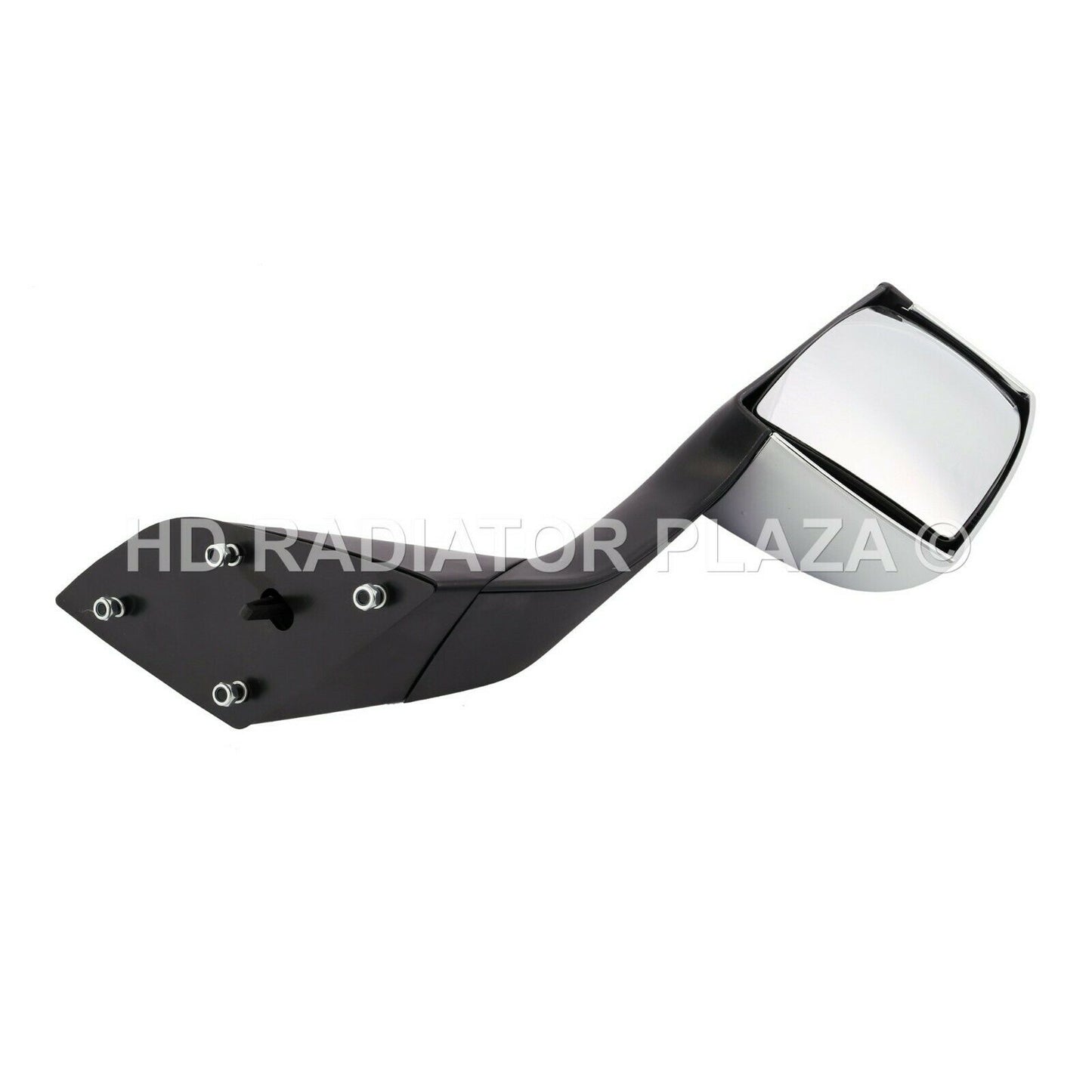 Chrome Hood Mirror Driver Left Side Replacement L/H For 15-17 Volvo VNL VNM VNX