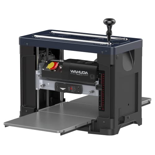 Wahuda Tools Cepilladora de cabeza de corte en espiral de 13" con puntas de carburo de 4 lados (velocidad única - nuevo)