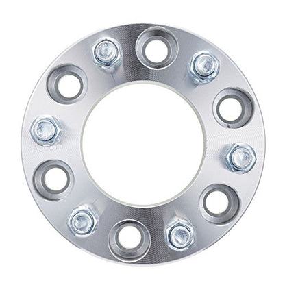 Orion Motor Tech 4pc Rueda Espaciadores/Adaptadores | 6 Lug 6 x 5.31/6 x 135-5,1 cm de Grosor - 14 x 2.0 Studs para Ford F150 Ford Expedition Lincoln Navigator Lincoln Mark LT
