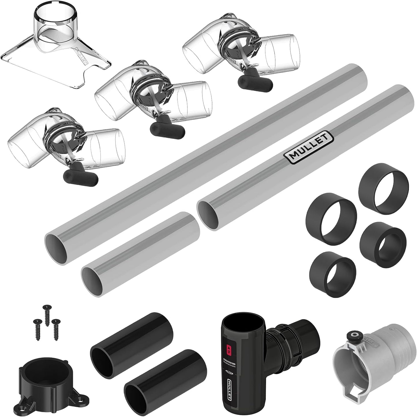 Mullet ThirdHand - Brazo de recogida de polvo (brazo de pluma + ciclón)