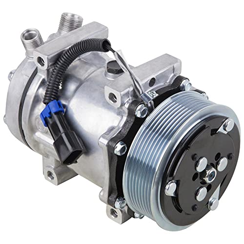 60-02313NA - Compresor de CA y embrague de 8 ranuras de 4.685 in para Sanden SD7H15 4822 12 V
