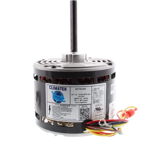 ClimaTek El motor mejorado del ventilador de horno reemplaza a Trane American Standard GE Genteq 5KCP39HGS599S