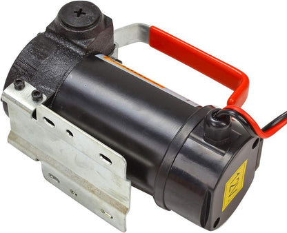 BLACKHORSE-RACING Bomba de transferencia de combustible eléctrica portátil de 12 V CC, aceite de queroseno diésel, motor de bomba de transferencia de combustible comercial