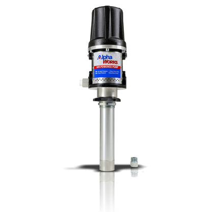 AlphaWorks Tambor de bomba de transferencia de aceite 10.6GPM/40LPM 5:1 de alta presión o 7.4GPM/28LPM Doble acción 3:1 de alto flujo (no para gas o diesel) (bomba de tambor de transferencia de aceite de alta presión 5:1)