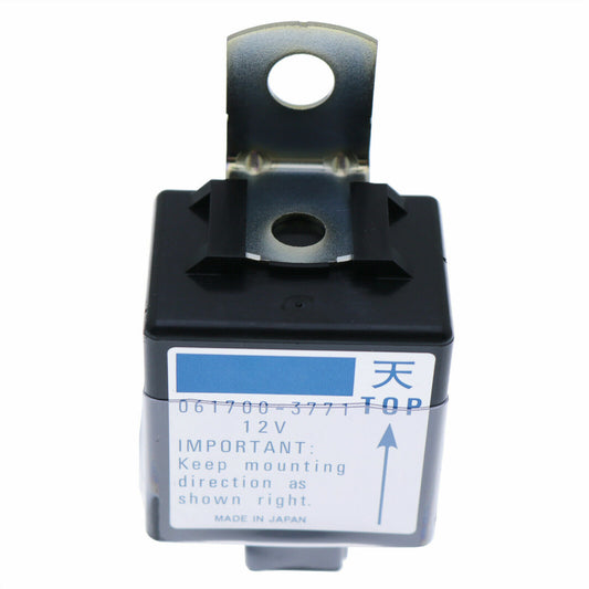 12V Time Delay Relay Solenoid 061700-3770 FOR Denso Kubota Engine Stop Relay