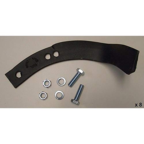 New Aftermarket Tiller - Juego de dientes de 16 piezas con herrajes para troy-Bilt Horse/Pony