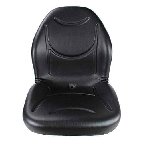 E-90-160-96 DirectFit™ Asiento negro con respaldo alto para Taylor-Dunn Bigfoot B5-440-36, Bigfoot B5-440-48, Bigfoot G-1500, Bigfoot