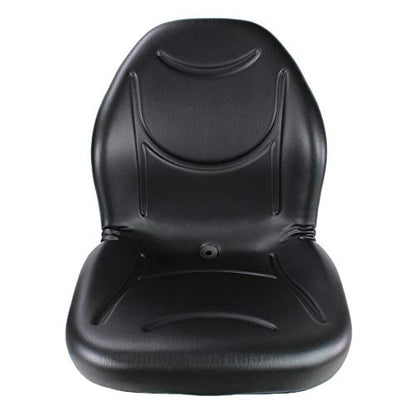 E-90-160-96 DirectFit™ Asiento negro con respaldo alto para Taylor-Dunn Bigfoot B5-440-36, Bigfoot B5-440-48, Bigfoot G-1500, Bigfoot
