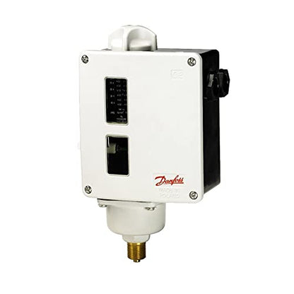 Danfoss - Interruptor de presión (rango: 0 a 40 PSI) con conexión de presión de 3/8 G para automóviles, calderas, turbina de vapor, bombas, HVAC, refrigeración marina | Modelo: RT-110