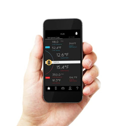 UEi HUB6 Kit de diagnóstico de sistema de CA de carga inteligente para refrigerante