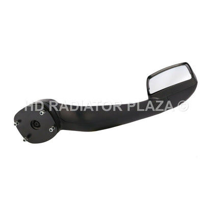 Black Hood Mirror Driver Left Side For Kenworth T680 Peterbilt 2010+ 579 587 L/H