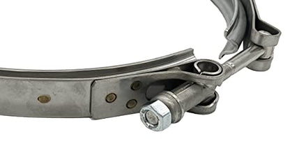 DPF Abrazadera de escape en V para filtro de partículas diésel Cummins ISB | Abrazadera en V de 9.5 pulgadas, sustituye a Cummins 2871861 4965096 2877857 | CAT 496-5063 | Q187680, P238307