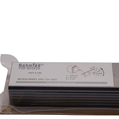 7 paletas de carbono WN124-032 90133300007 compatibles con bomba Becker DVT3.100 250-1.535-0.157 in