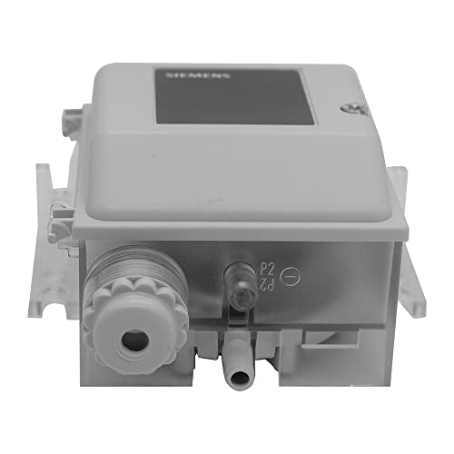 Sensor de presión diferencial (Rango de presión: 0 a 1500 Pa) para conductos industriales, de ventilación y aire acondicionado, laboratorios, producción, salas limpias y flujo laminar por Siemens Modelo: QBM2030-30