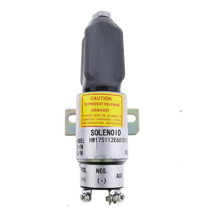 1700-2530 1751-12E6U1B1S1A - Solenoide de apagado diésel de 12 V