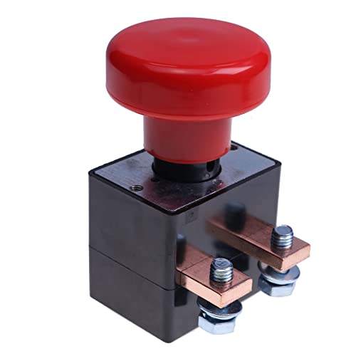 Holdwell Interruptor E-Stop ED250B-1 ZJK-250 250A Parada de emergencia Swicth Compatible con Albright Electric Stacker Pallet Car