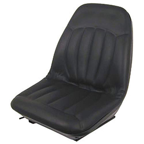 6669135 Un nuevo asiento de vinilo negro con pistas deslizantes se adapta a los modelos Bobcat A220 A300 S100 S130 S150 S160 S175 y más