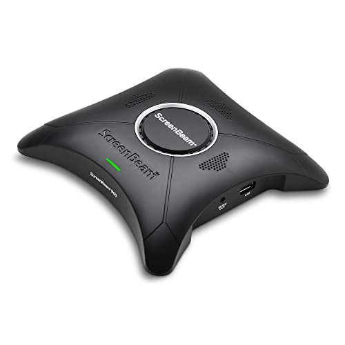 ScreenBeam 960 Receptor de pantalla inalámbrico de clase empresarial - Sin aplicaciones o cables, ScreenBeam 960 le permite conectarse de forma inalámbrica a la pantalla de la habitación y compartir contenido usando la duplicación de pantalla nativa en yo