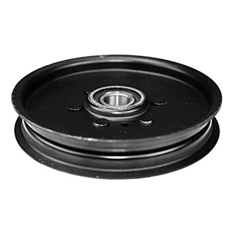 AM106627 (1) polea loca plana hecha para Scotts por los modelos John Deere S2046 S2048 S2348 con cubiertas de cortacésped de 46 pulgadas, 48 pulgadas y 54 pulgadas