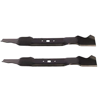 (2) Cuchillas de trituración para cortacésped a presión para Troybilt de 21 pulgadas, sustituye a 942-0741A