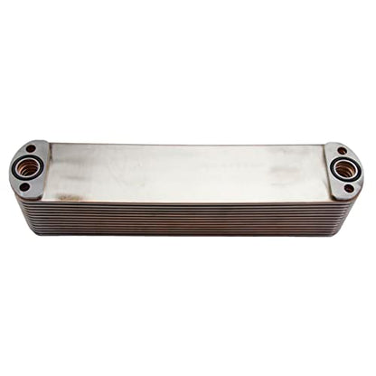 13 placas de enfriador de aceite Core 4965482 4955830 4965487 compatible con Cummins ISX15 X15 QSX15 14.9L 15L 2008-Present