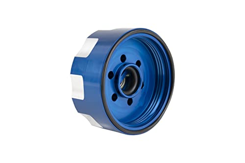 Sinister Diesel Adaptador de filtro CAT para GMC Duramax y CHEVY 2001-2016 - Filtro de combustible CAT de 2 micras