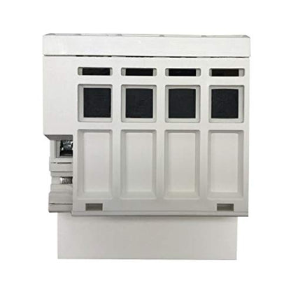 Electrodepot - Contactor de 4 polos de 40 amperios 2NO 2NC IEC 400V (funcionamiento silencioso) - Bobina 110/120VAC, inductiva 40A, resistiva 60A con base de montaje para carril DIN