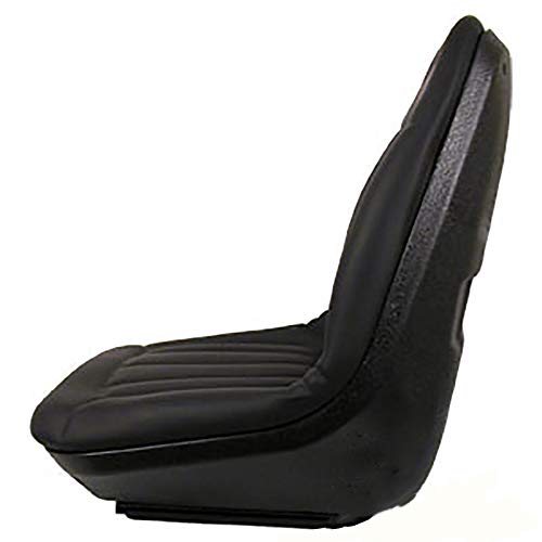 6669135 Un nuevo asiento de vinilo negro con pistas deslizantes se adapta a los modelos Bobcat A220 A300 S100 S130 S150 S160 S175 y más
