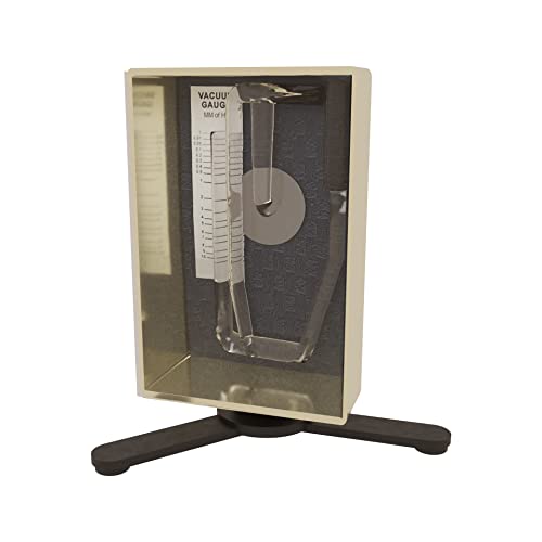 Ace McLeod Mercury - Calibre de vacío (rango de mercurio: 0.394-0.000 in Hg)