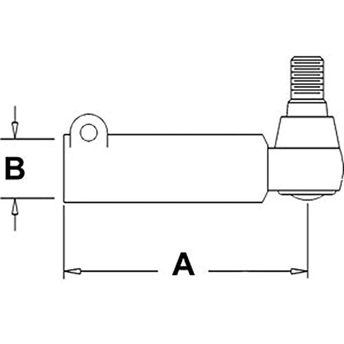 al68629 nueva Aftermarket LH Articulación esférica diseñado para adaptarse a john deere 1340 1140 1350 1.