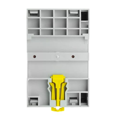 Contactor IEC de 63 amperios, 4 polos, 2NO 2NC, 110 V – 40 amperios, uso general para uso doméstico e industrial con rieles DIN