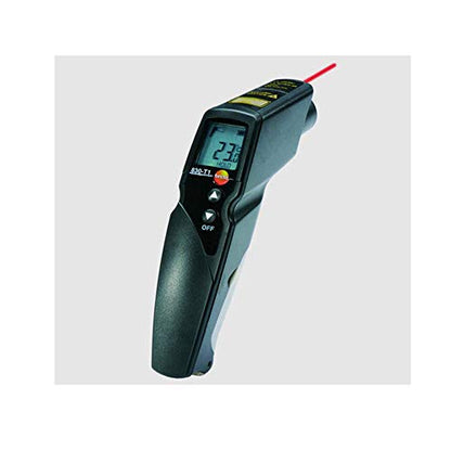 Pistola de temperatura infrarroja (rango: -22 a 752 °F) para HVAC, laboratorios, industrias junto con certificado calibrado de fábrica por Testo 830-T1