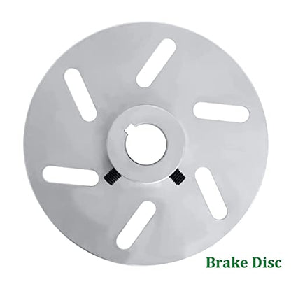 Pinza de freno Go Kart y pieza de disco compatible con Mancoo, Yerf- Dogg, Predatorr 212cc. Disco de orificio de 1 pulgada y pinza de freno mecánica, sistema de freno Go Kart