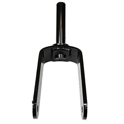 (1) Horquilla de rueda trasera 63740 de repuesto para cortador giratorio de cerdo de arbusto, yugo de 1-1/4 pulgadas, eje de 3/4 pulgadas