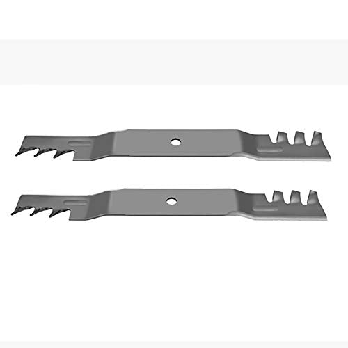 (2) Cuchillas para cortacésped dentadas para Toro Timecutter 42 pulgadas reemplaza 110-6568-03