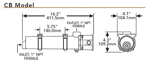HOTSTART CB115100-000 - Calentador de motor hermético Precalentador de refrigerante - Original - 1 año de garantía