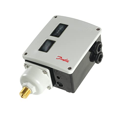 Danfoss - Interruptor de presión (rango: 0 a 40 PSI) con conexión de presión de 3/8 G para automóviles, calderas, turbina de vapor, bombas, HVAC, refrigeración marina | Modelo: RT-110