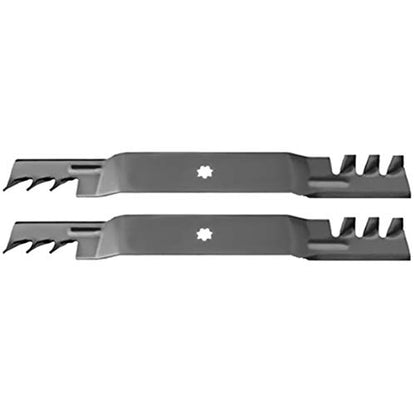 (2) Se adapta a cuchillas de mantillo estilo Gator para John Deere Z225, Z235, LA125, LA135