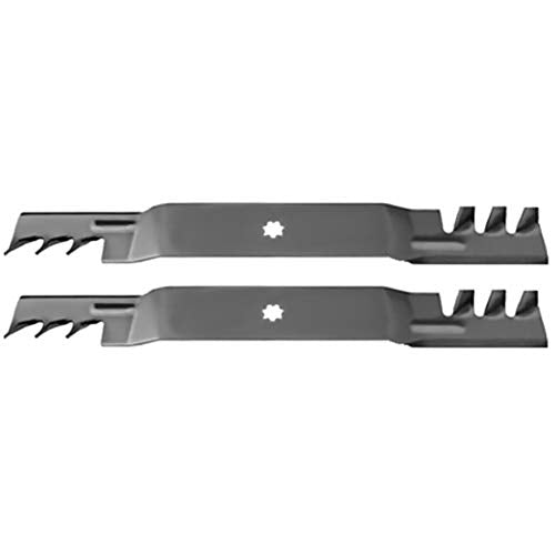 (2) Se adapta a cuchillas de mantillo estilo Gator para John Deere Z225, Z235, LA125, LA135