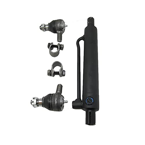 D128454 - Cilindro de dirección asistida con tuercas de castillo para elevador de horquilla 584D +