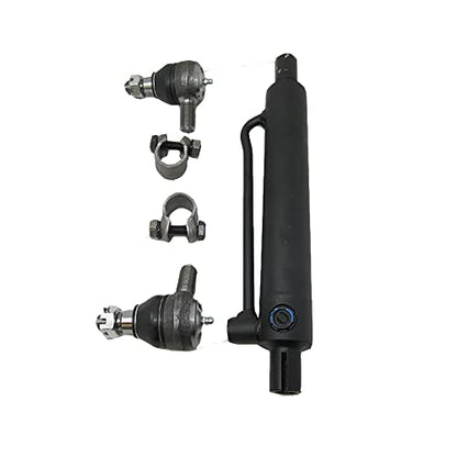 D128454 - Cilindro de dirección asistida con tuercas de castillo para elevador de horquilla 584D +