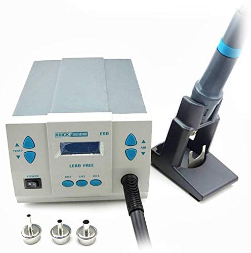 Quick 861DV 1000V estación de retrabajo digital con visualización LCD