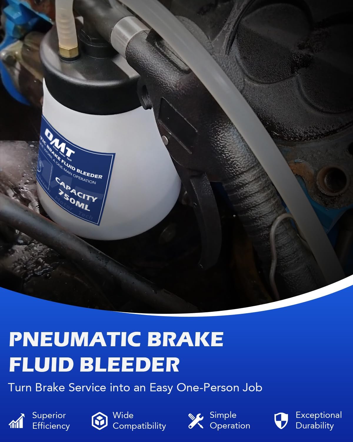 Orion Motor Tech Bomba de Líquido de Transmisión de 7.5 L, Kit de Recambio Manual ATF de 2 Galones, Bomba de Mano de Líquido de Transmisión, Bomba de Transferencia de Líquido de Transmisión