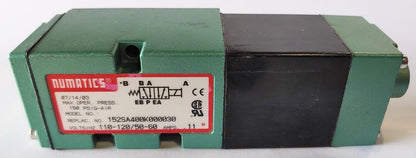 Numatics 152SA400K000030 Solenoid Pneumatic Air Valve 228-690B 115VAC 150 PSI