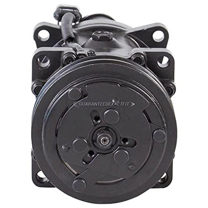 Compresor y embrague de 2 ranuras A/C para Chevy Kodiak GMC TopKick Ford Dodge & Winnebago RV reemplaza Sanden SD7H15 7803 - 60-01552RC remanufacturado