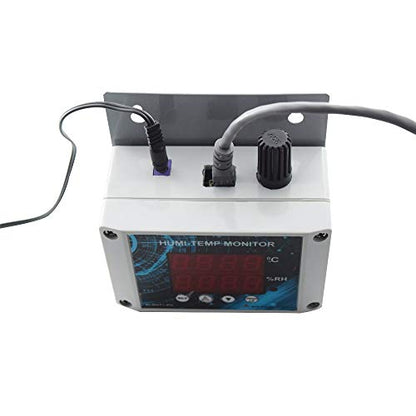 Monitor de alarma de temperatura y humedad basado en LAN (AI-RHTx-LAN) para salas de servidores, laboratorio, almacén, invernadero, productos farmacéuticos junto con certificado de calibración