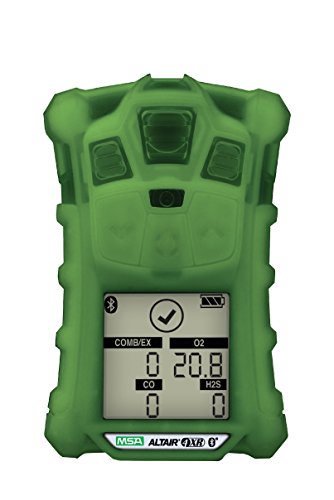 Msa 10178571 Altair 4XR detector de gas múltiple: LEL, O2, H2S & CO, brilla en la oscuridad, cargador global