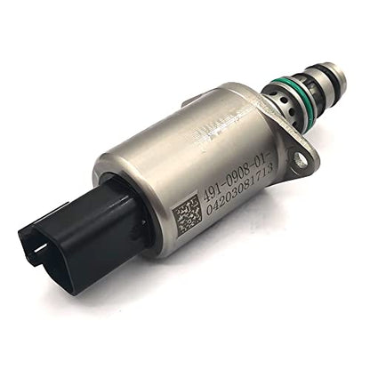 Válvula solenoide de excavadora 491-0908 4910908 Válvula solenoide de presión de escape para CAT E320GC 326GC E330GC E336GC