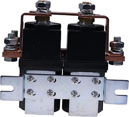 Contactor de inversión de solenoide SW202 compatible con Albright Electric 24V 400A Albright 72V 80V Bobina 400A Contactor de inversión Carrito de Golf Vehículo Eléctrico Manipulación de Materiales